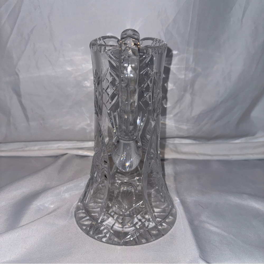 Elegant ABP Crystal Cut Glass Pitcher 10” Inch, Champagne / Water / Wine Pitcher - Picture 4 of 8
